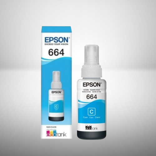 BOTELLA DE TINTA EPSON ECOFIT COLOR CYAN T504